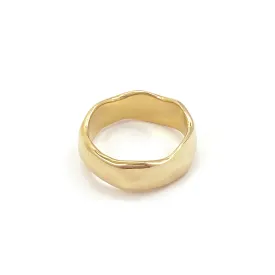 Wavi Ring - Thick - Gold