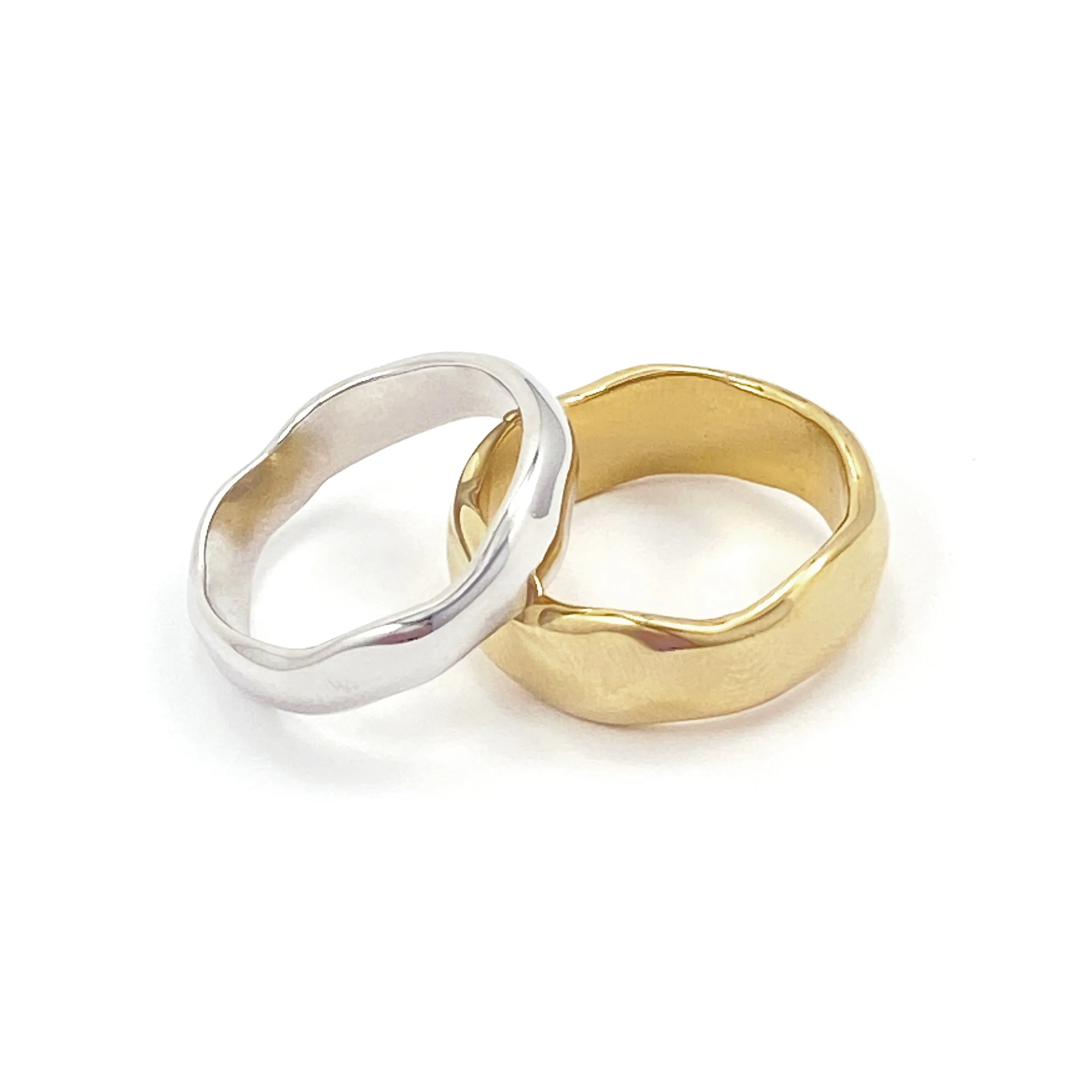 Wavi Ring - Thick - Gold