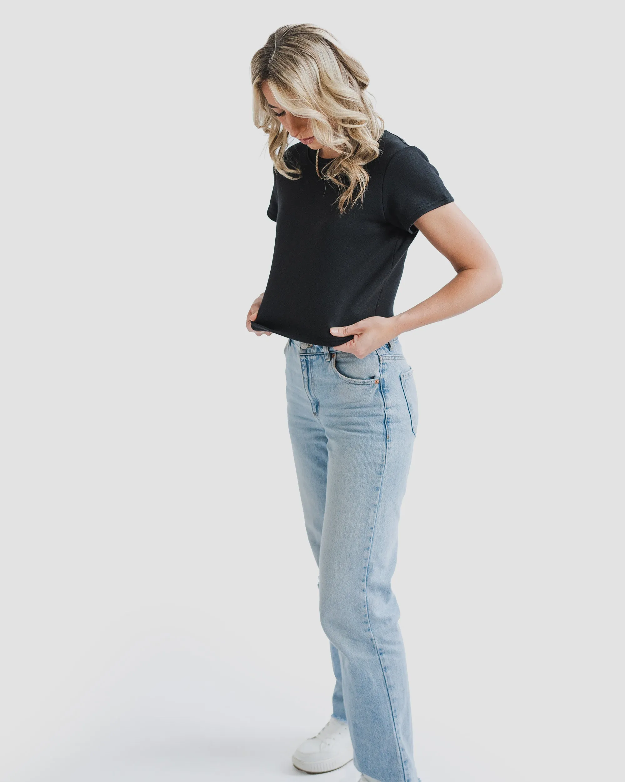 Women's AlpacaCloud® Heavyweight Baby Tee