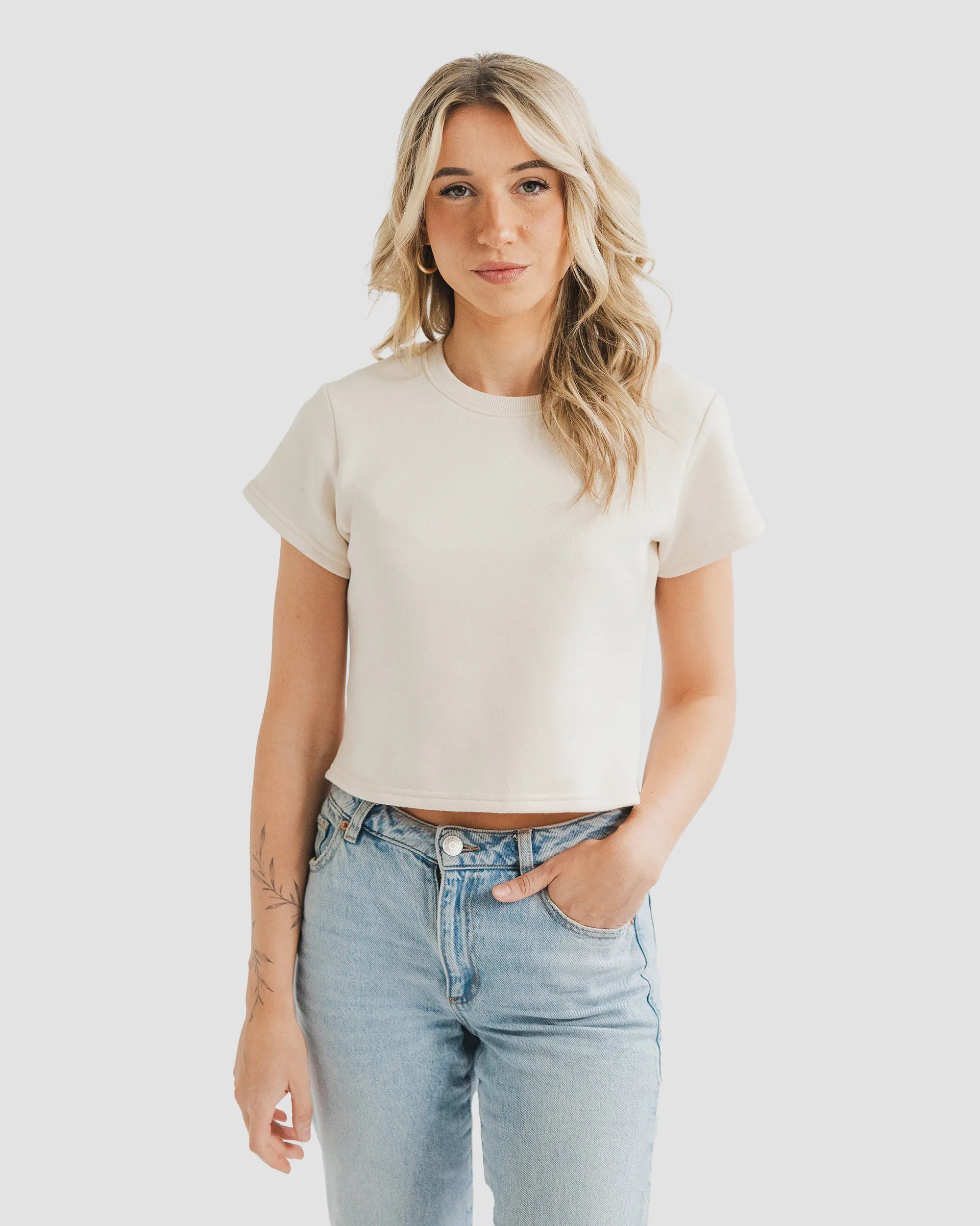 Women's AlpacaCloud® Heavyweight Baby Tee