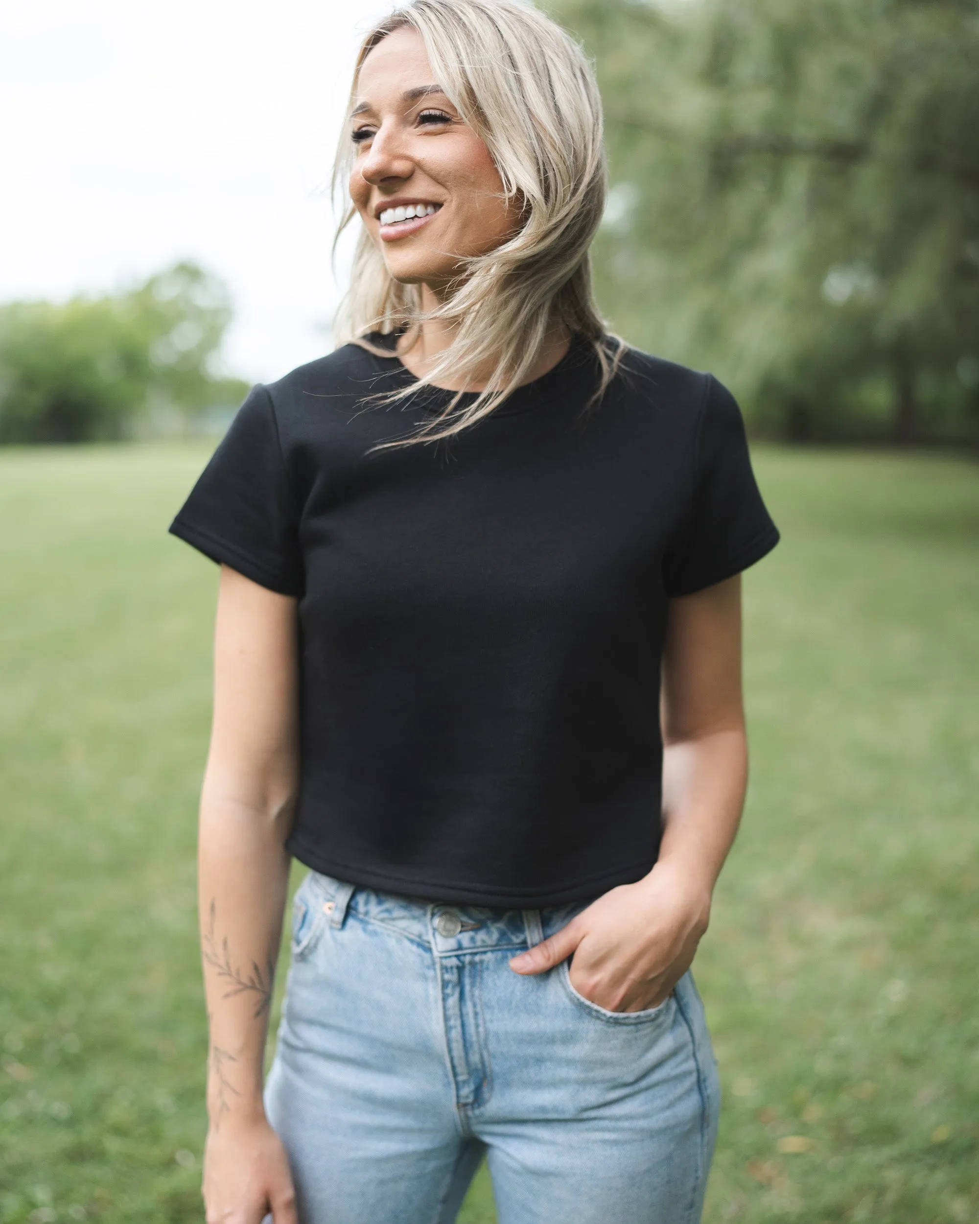 Women's AlpacaCloud® Heavyweight Baby Tee