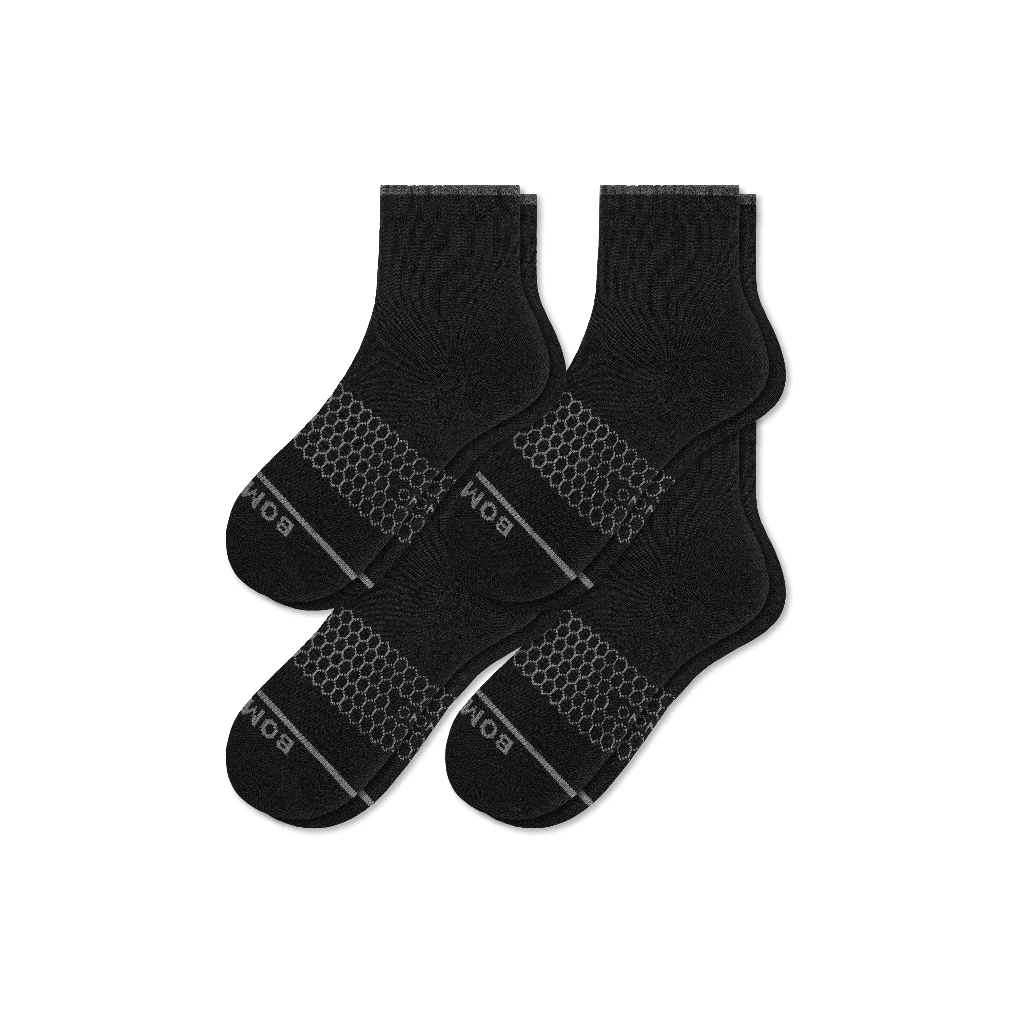 Women's Merino Wool Blend Quarter Sock 4-Pack