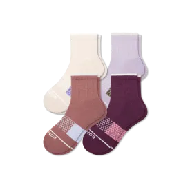 Women's Merino Wool Blend Quarter Sock 4-Pack
