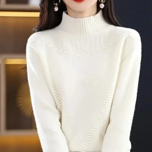 Women's Winter Thickened Pure Wool Sweater